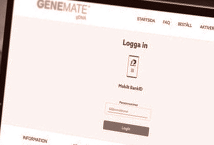 iCellate Genemate patient portal — image 2